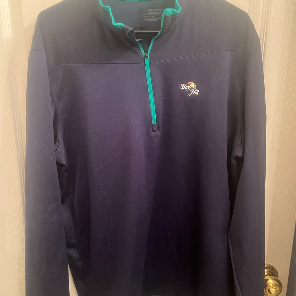 Nike Golf Bay Hill and Green Lightweight Quarter-Zip Jacket
